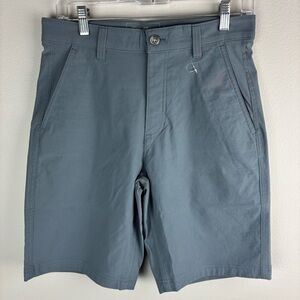 Eddie Bauer Travex Horizon Guide Chino Shorts Men's Size 30 Blue 10" Inseam New